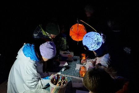 Lampiónový průvod s halloweenskou stezkou 2024